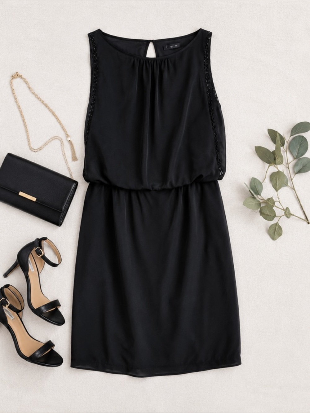 Scarlett Black Sleeveless Dress Size 16